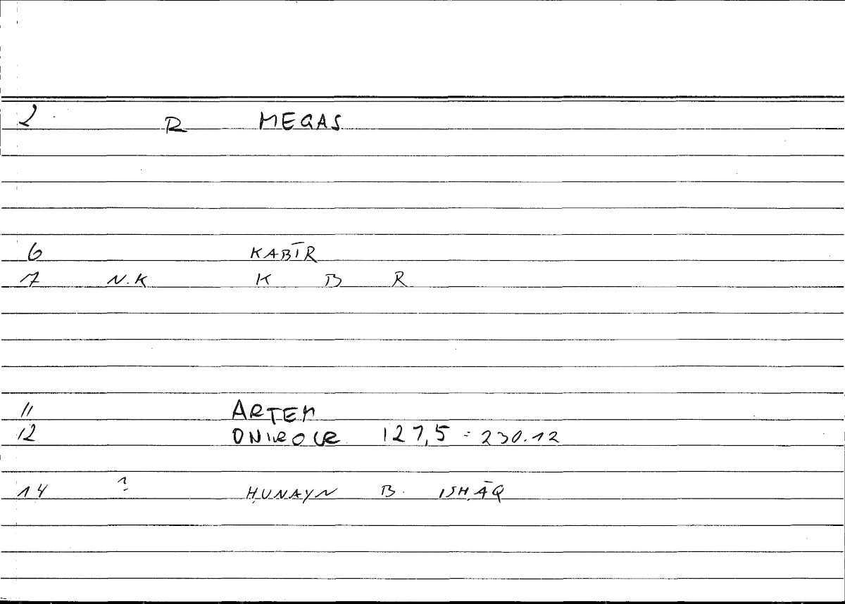 Filecard Artem.Onirocr.10566