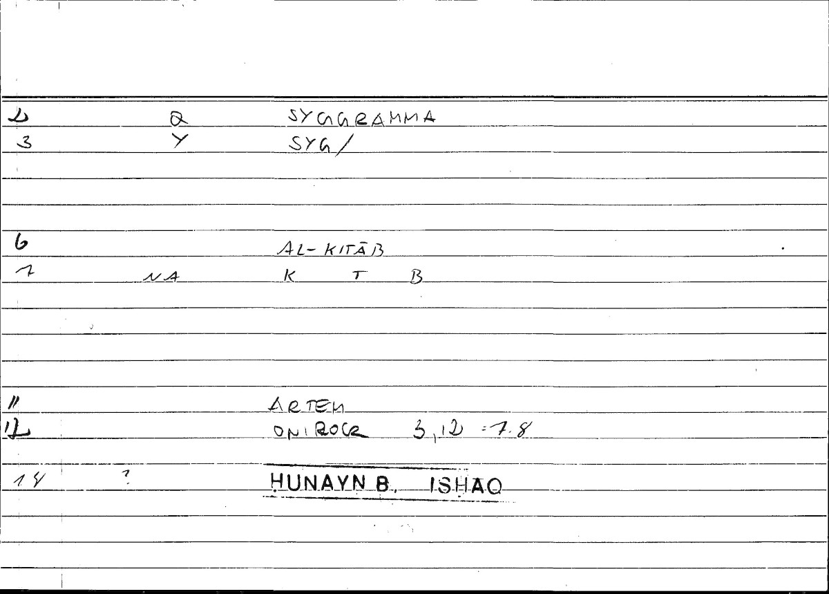 Filecard Artem.Onirocr.10592