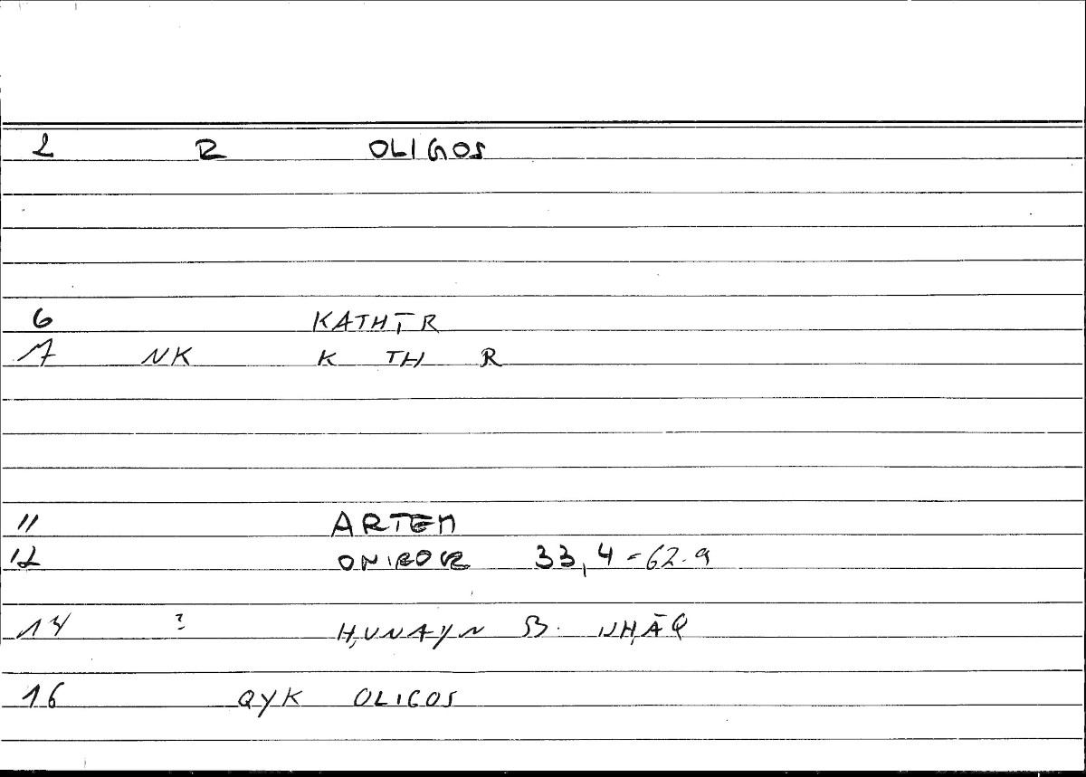 Filecard Artem.Onirocr.10711