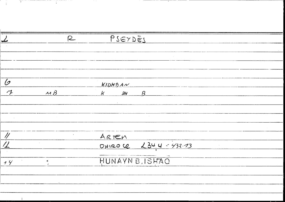 Filecard Artem.Onirocr.10738