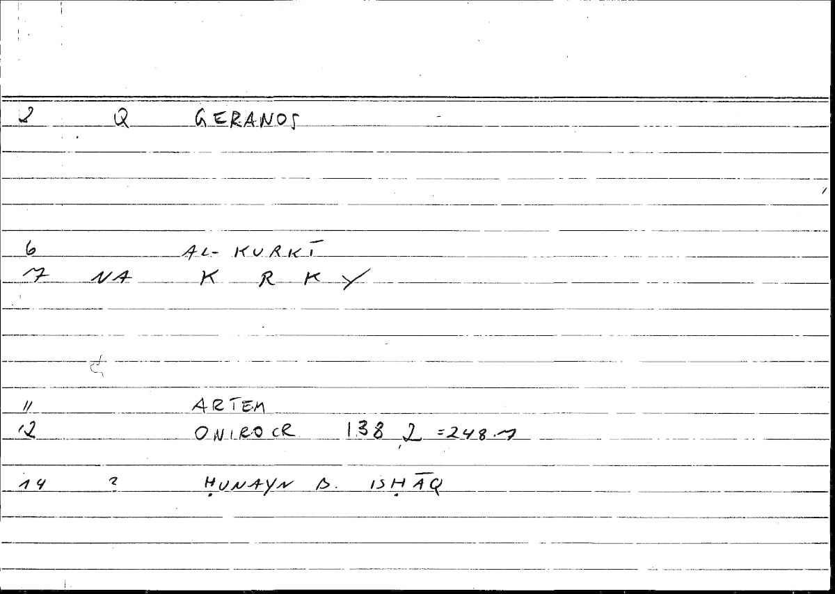Filecard Artem.Onirocr.10756