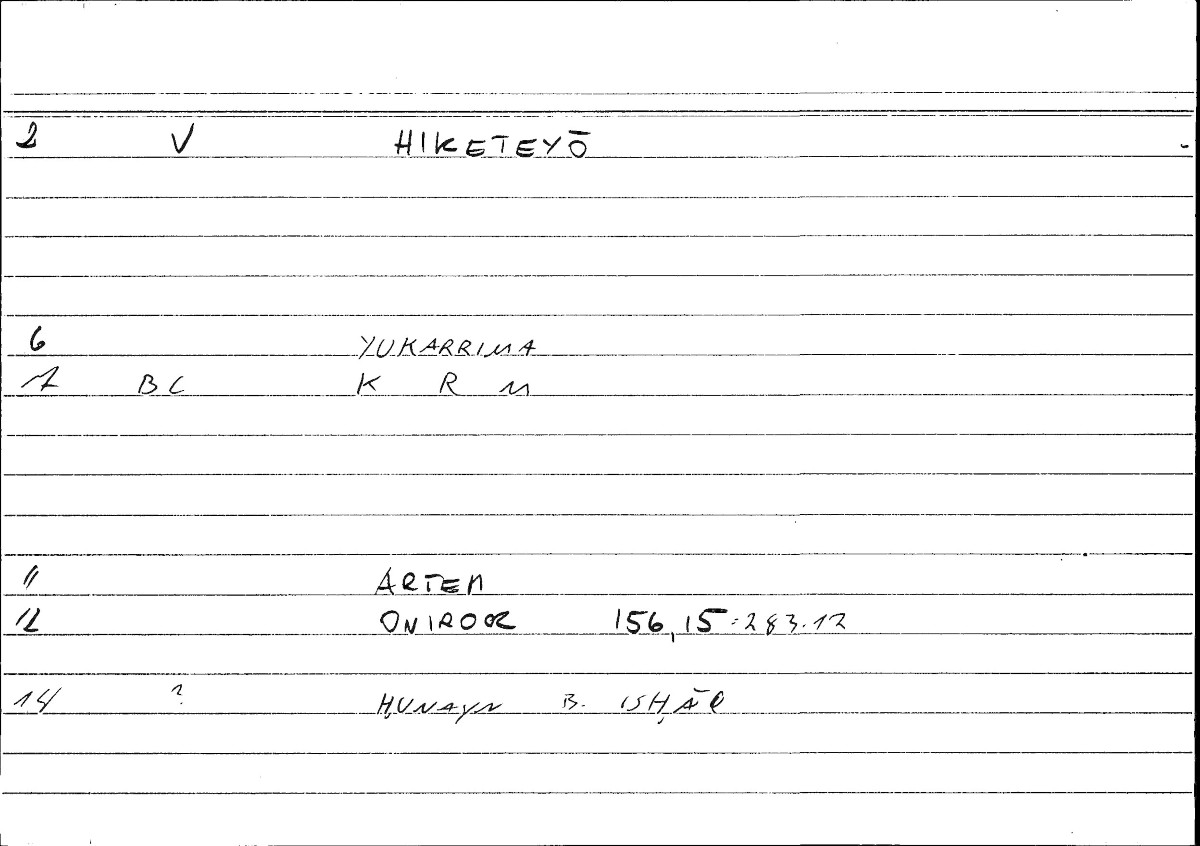 Filecard Artem.Onirocr.10778