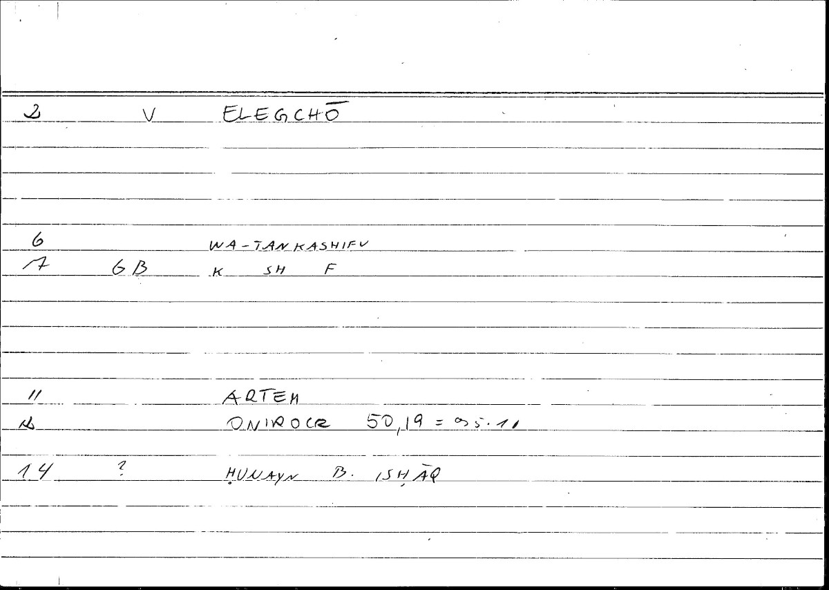 Filecard Artem.Onirocr.10811