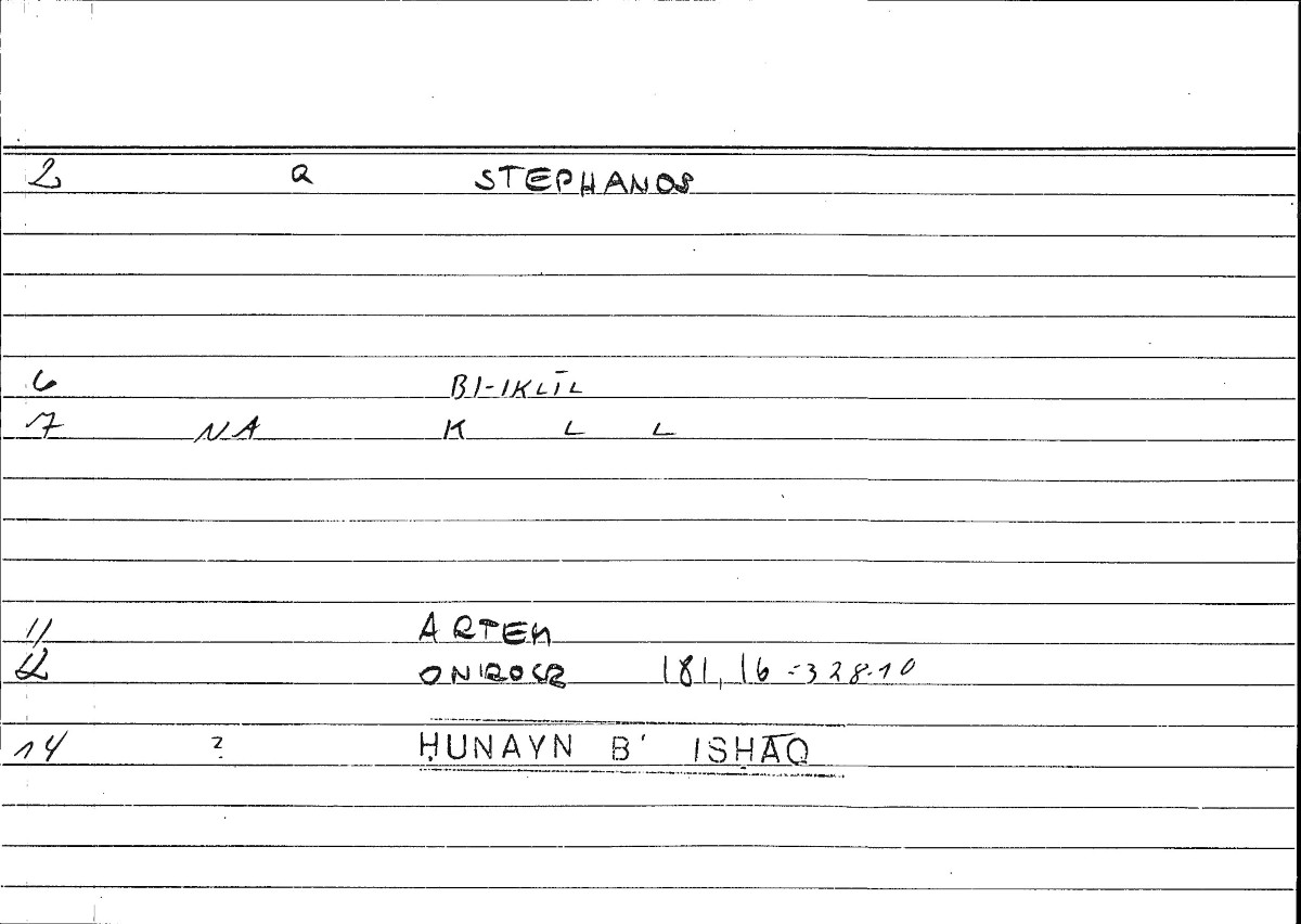 Filecard Artem.Onirocr.10846