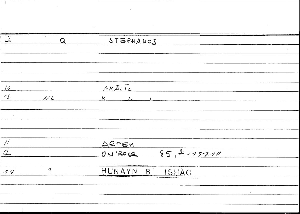 Filecard Artem.Onirocr.10851