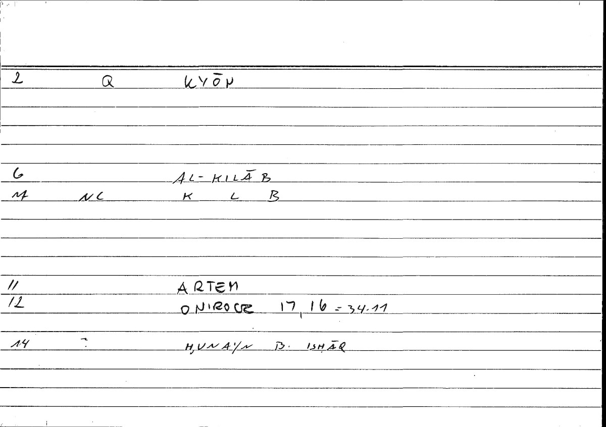 Filecard Artem.Onirocr.10891