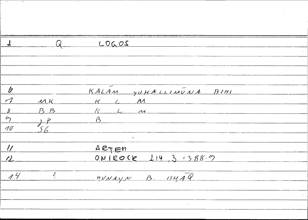 Filecard Artem.Onirocr.10901