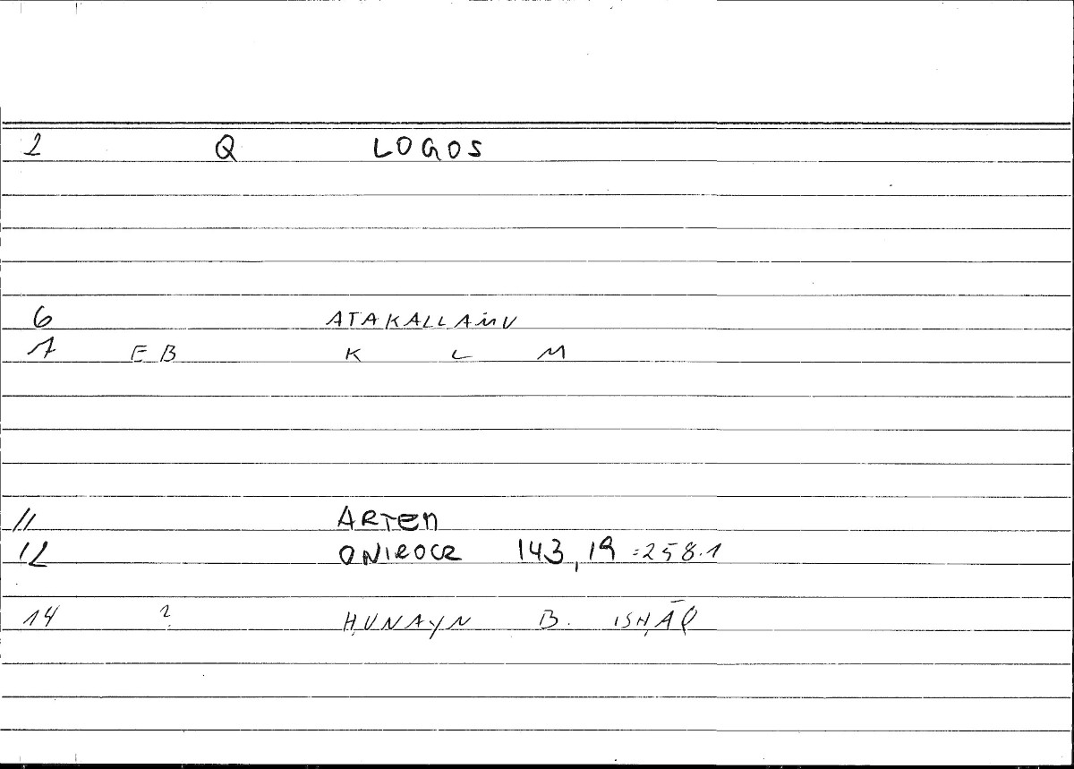 Filecard Artem.Onirocr.10905