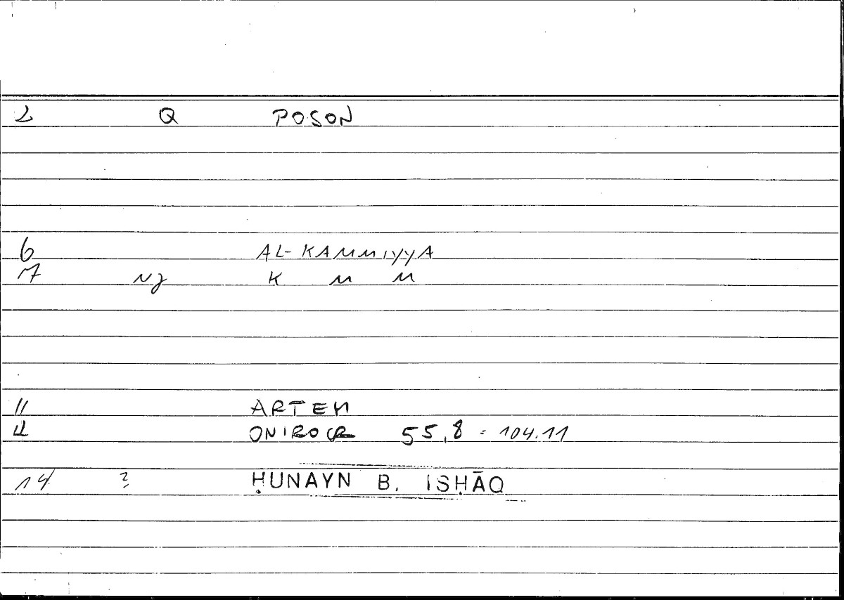 Filecard Artem.Onirocr.10943