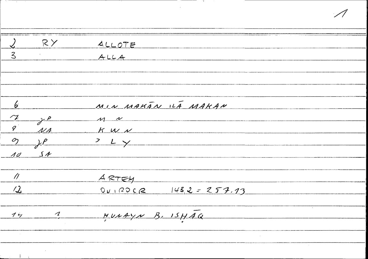 Filecard Artem.Onirocr.10993
