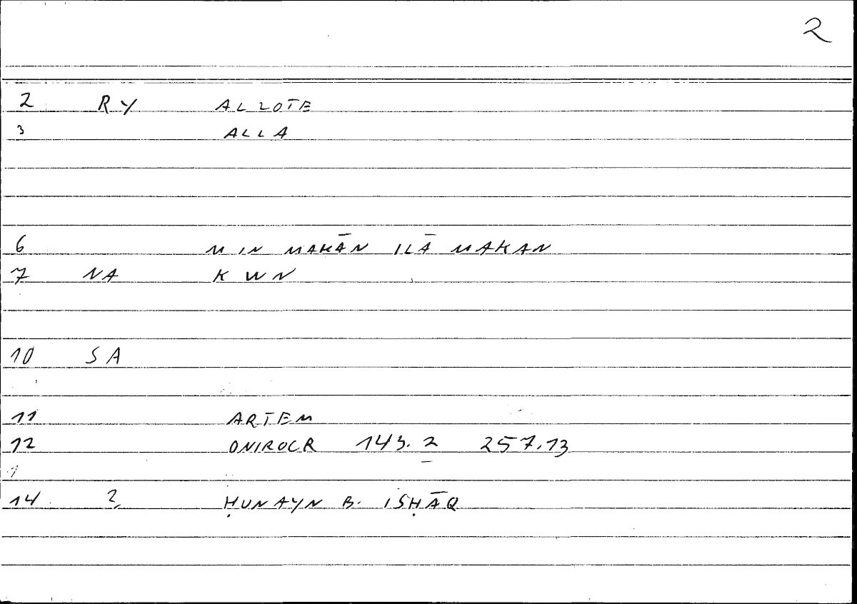 Filecard Artem.Onirocr.10994