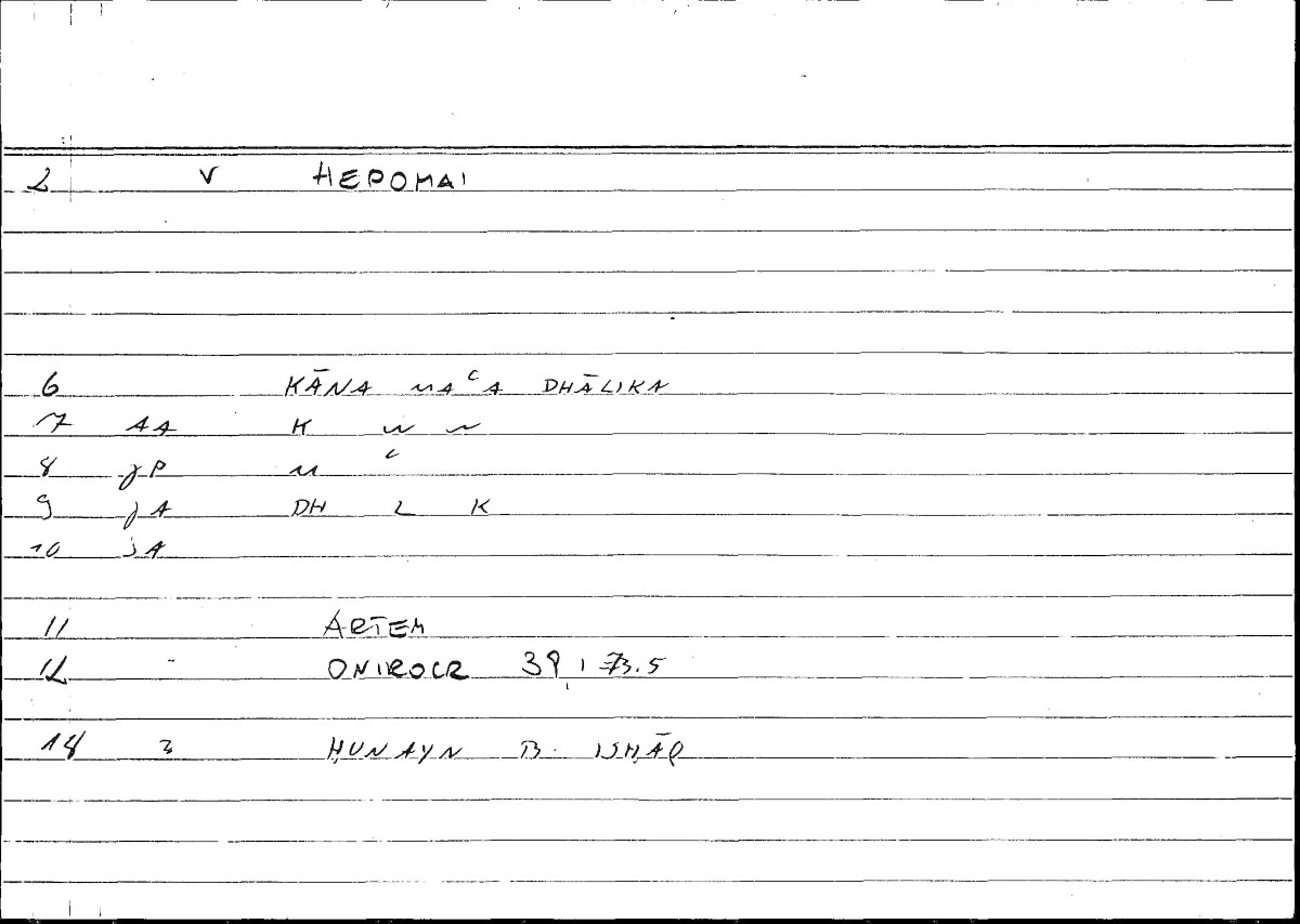 Filecard Artem.Onirocr.11061