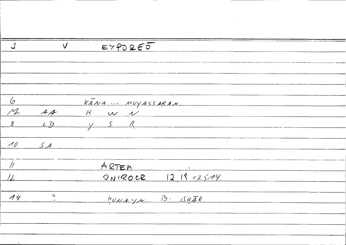Filecard Artem.Onirocr.11063