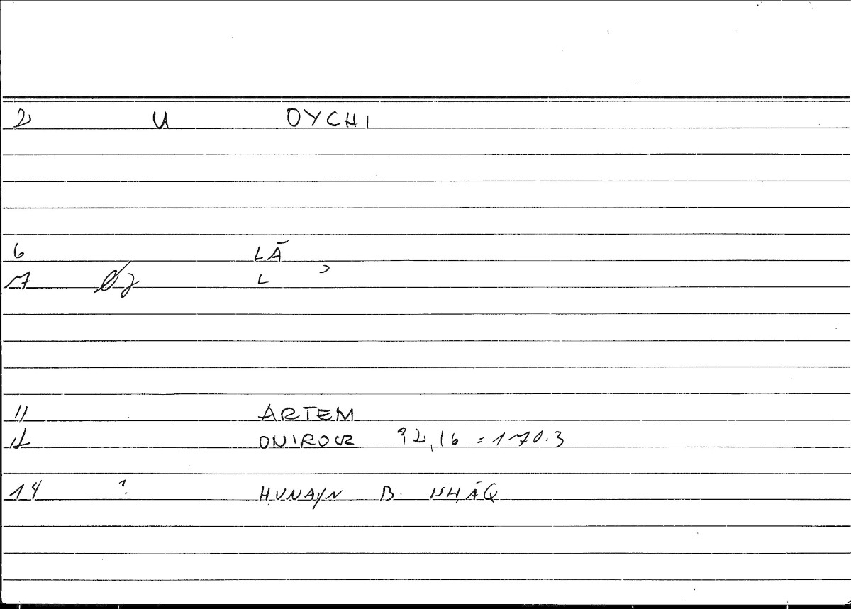 Filecard Artem.Onirocr.11256