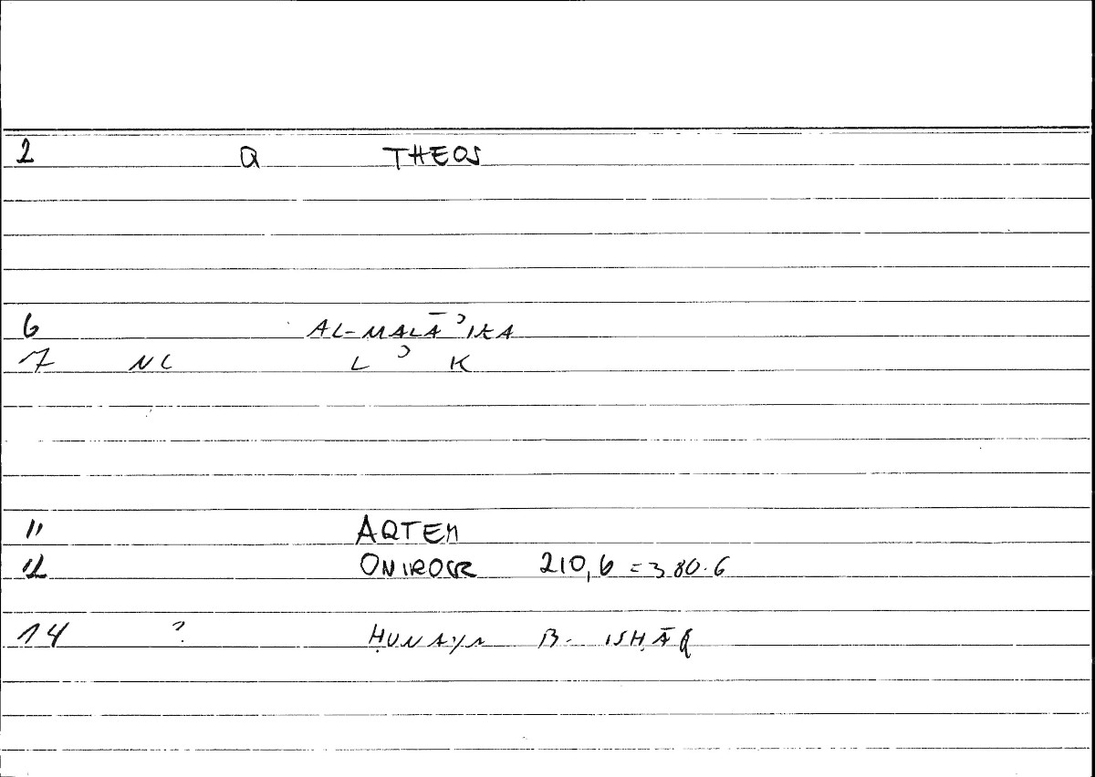 Filecard Artem.Onirocr.11279