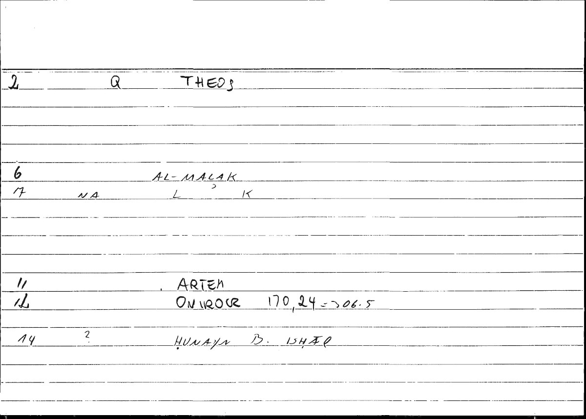 Filecard Artem.Onirocr.11329