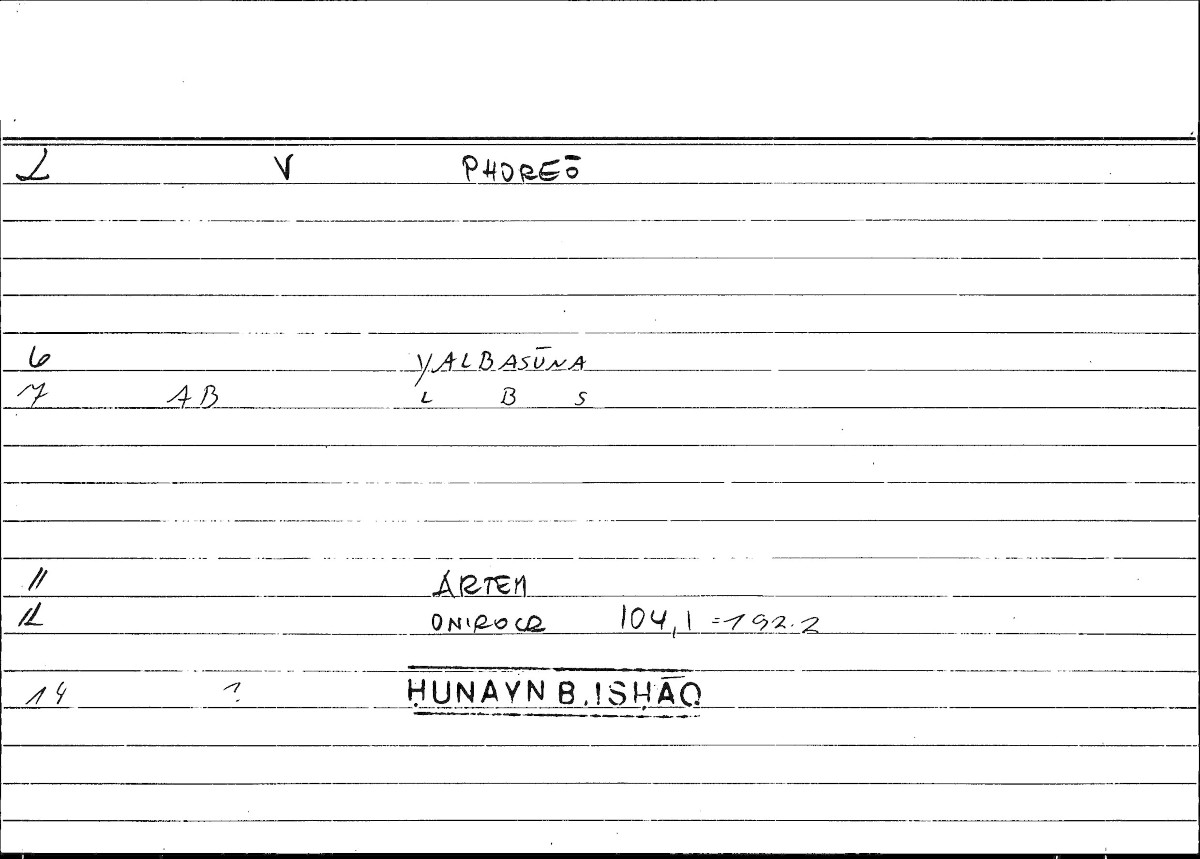Filecard Artem.Onirocr.11357