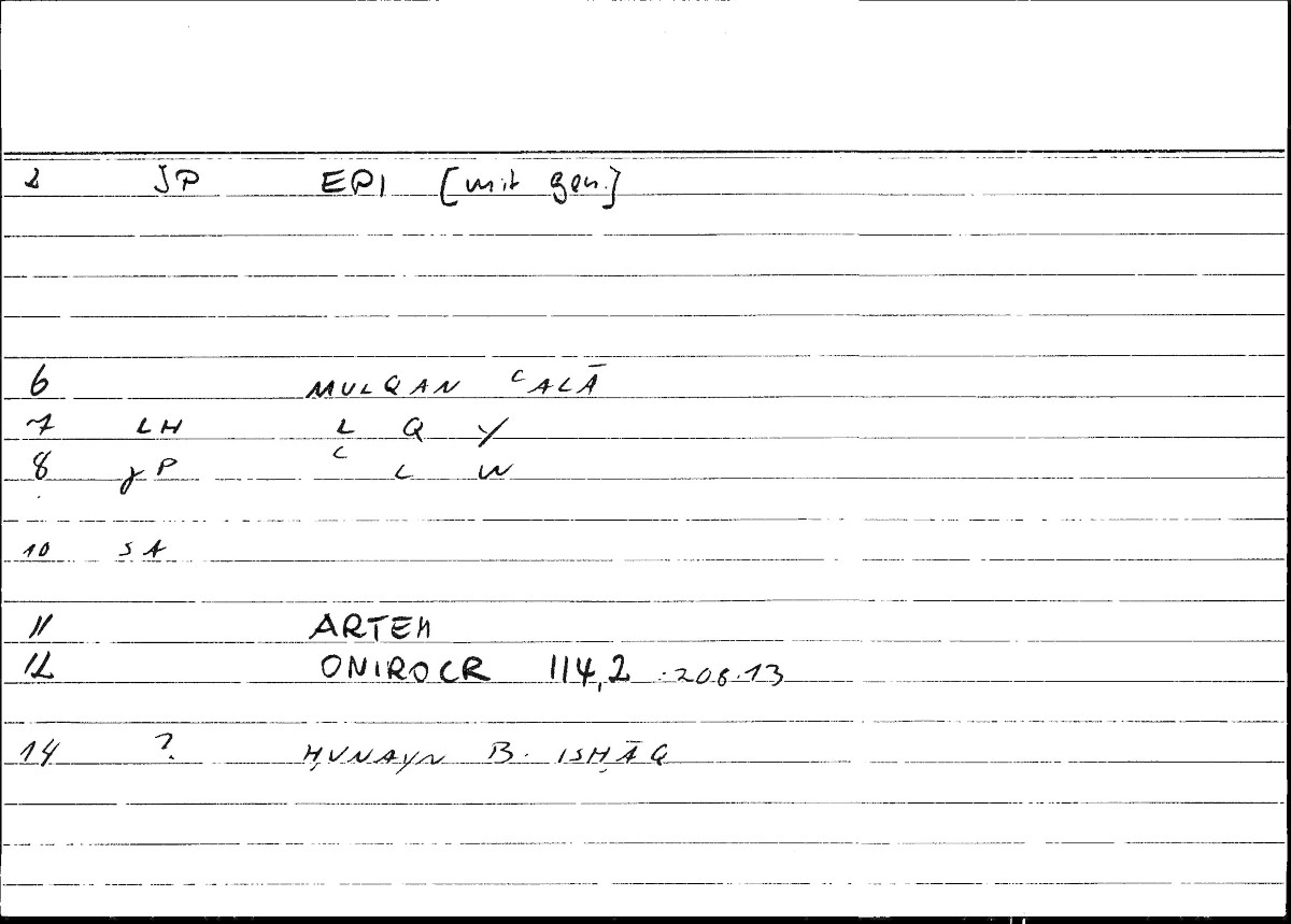 Filecard Artem.Onirocr.11448