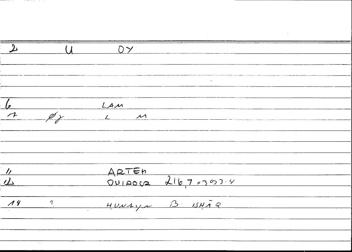 Filecard Artem.Onirocr.11491