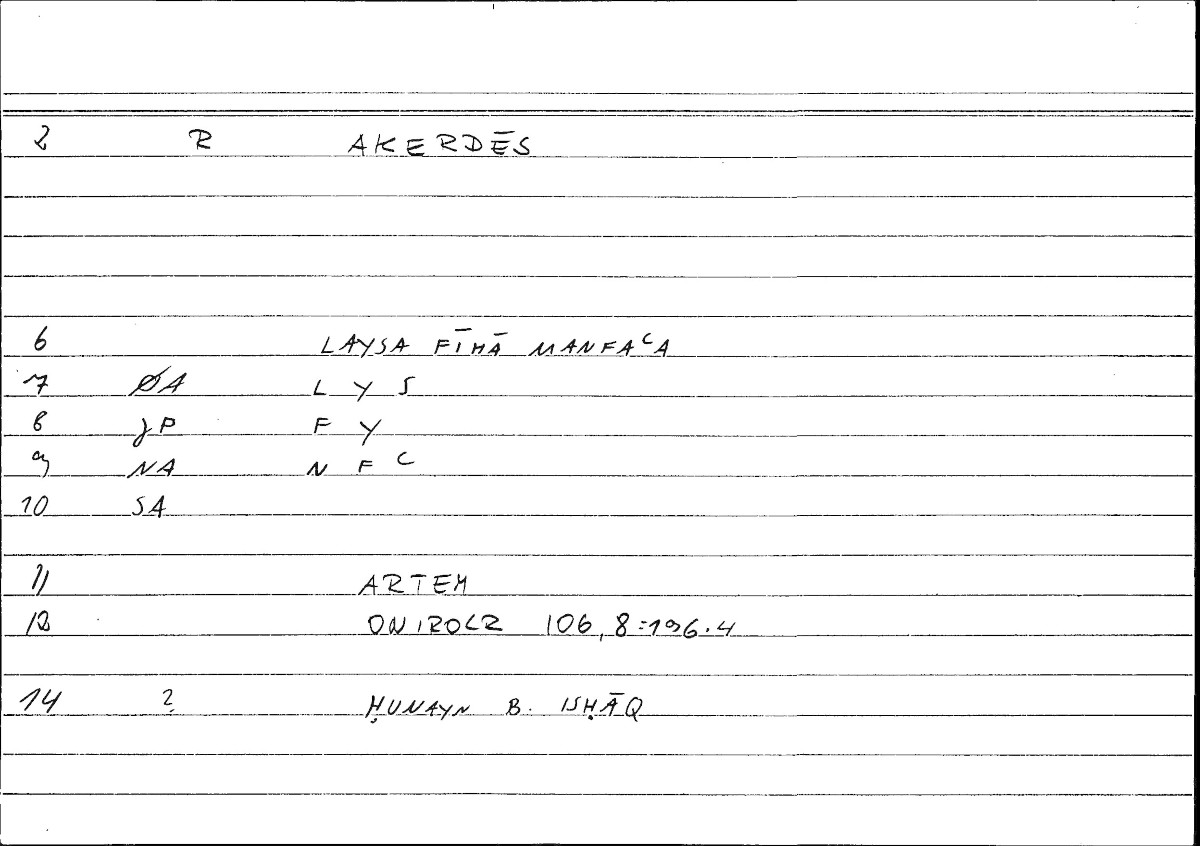 Filecard Artem.Onirocr.11523