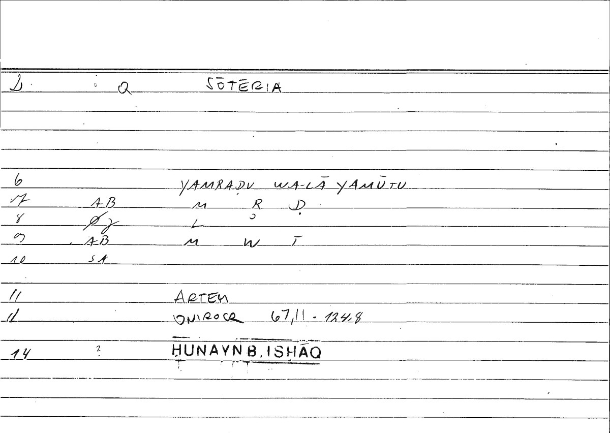 Filecard Artem.Onirocr.11921