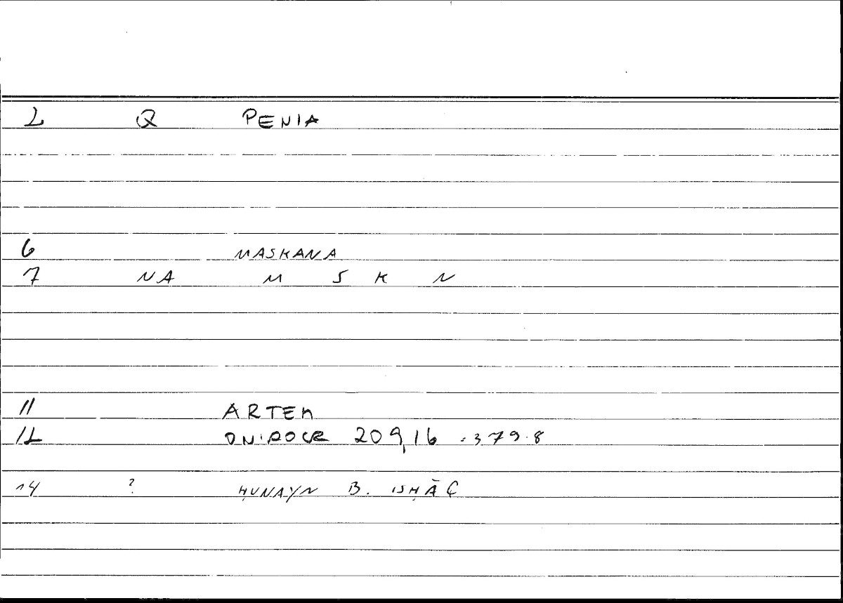 Filecard Artem.Onirocr.12031