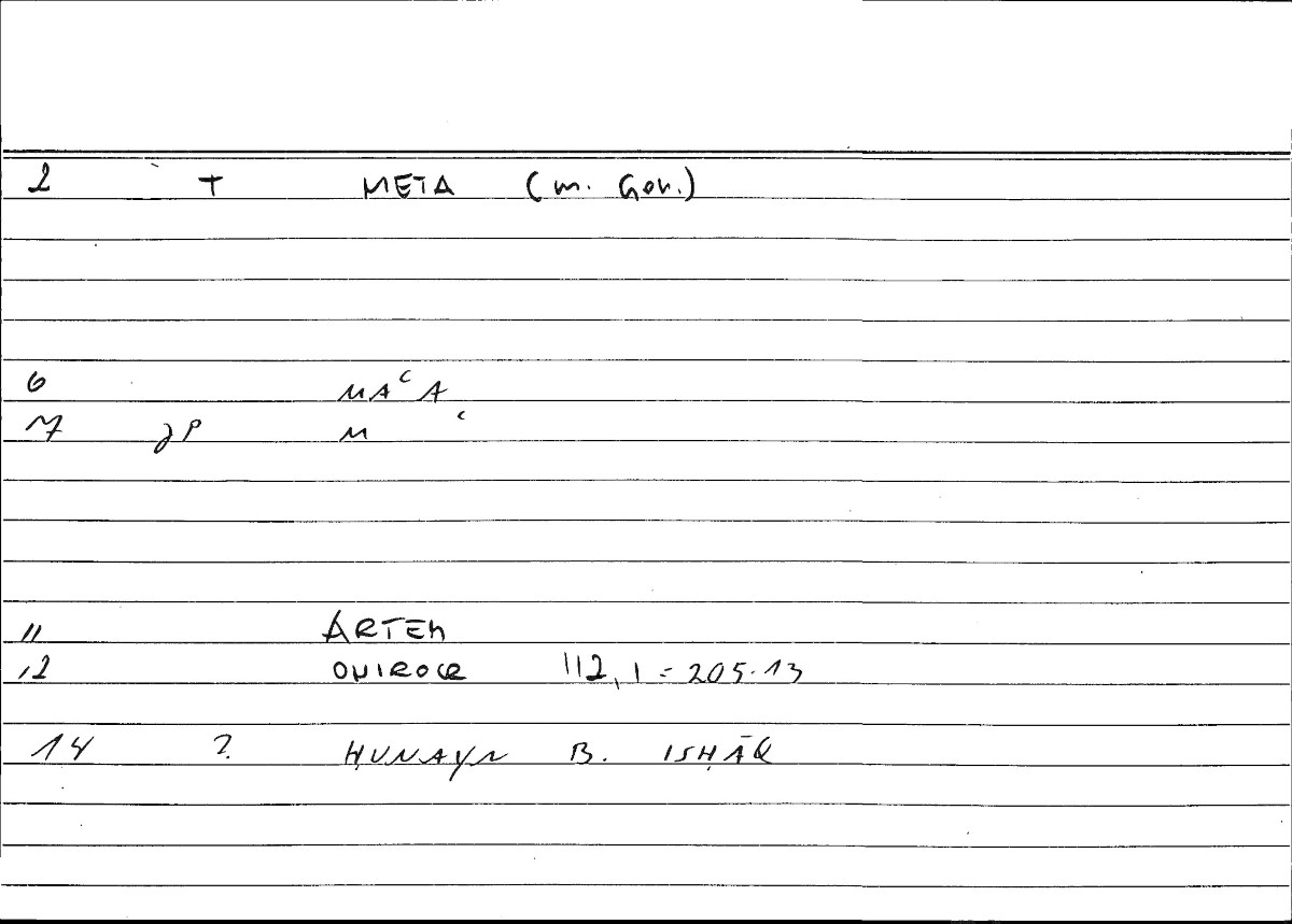 Filecard Artem.Onirocr.12069