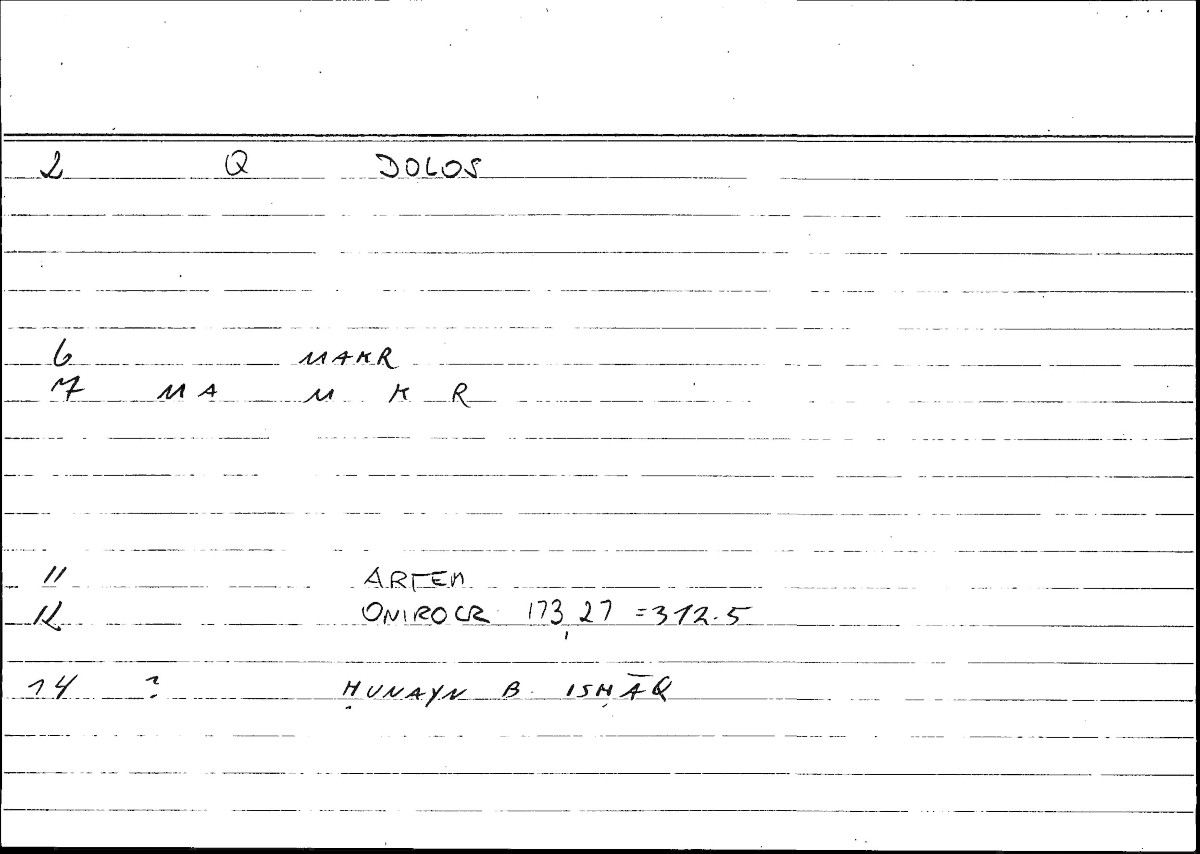 Filecard Artem.Onirocr.12096