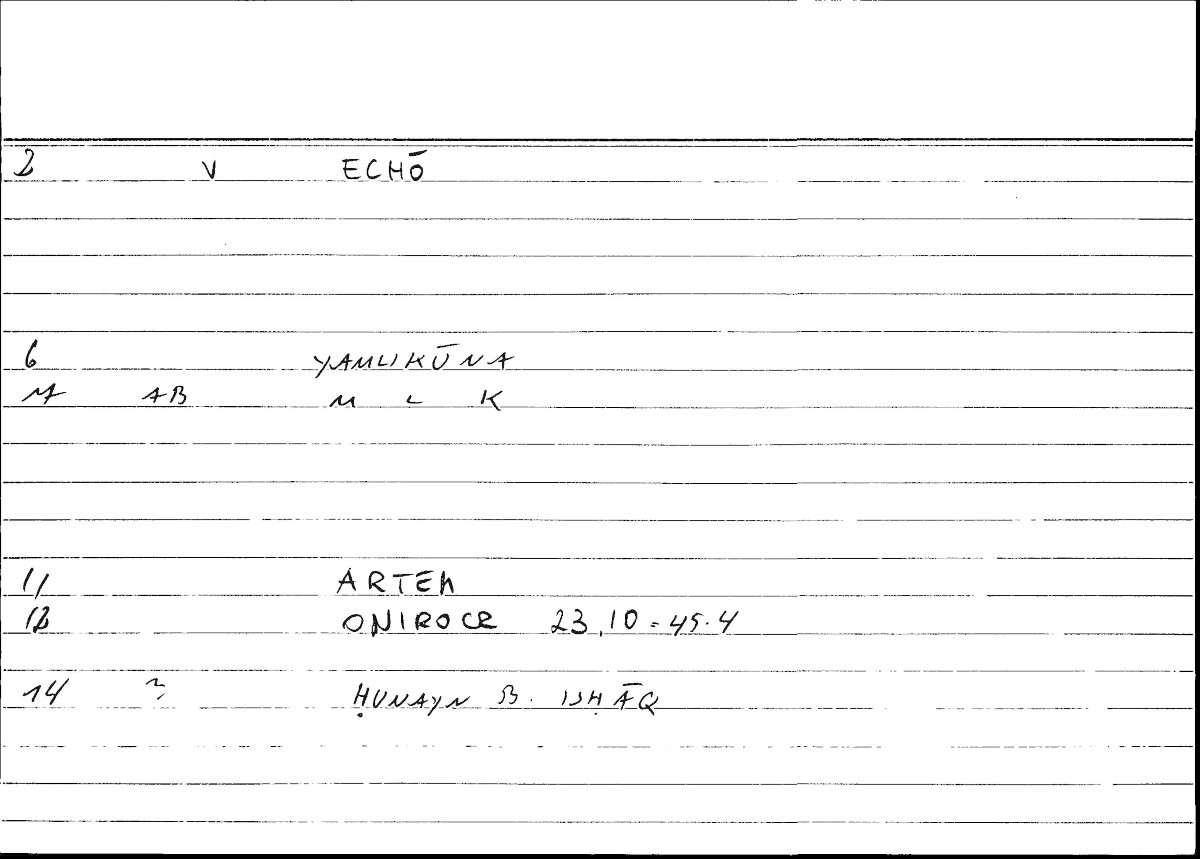 Filecard Artem.Onirocr.12177
