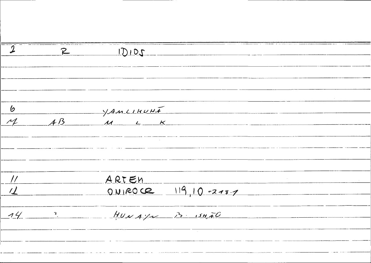 Filecard Artem.Onirocr.12183