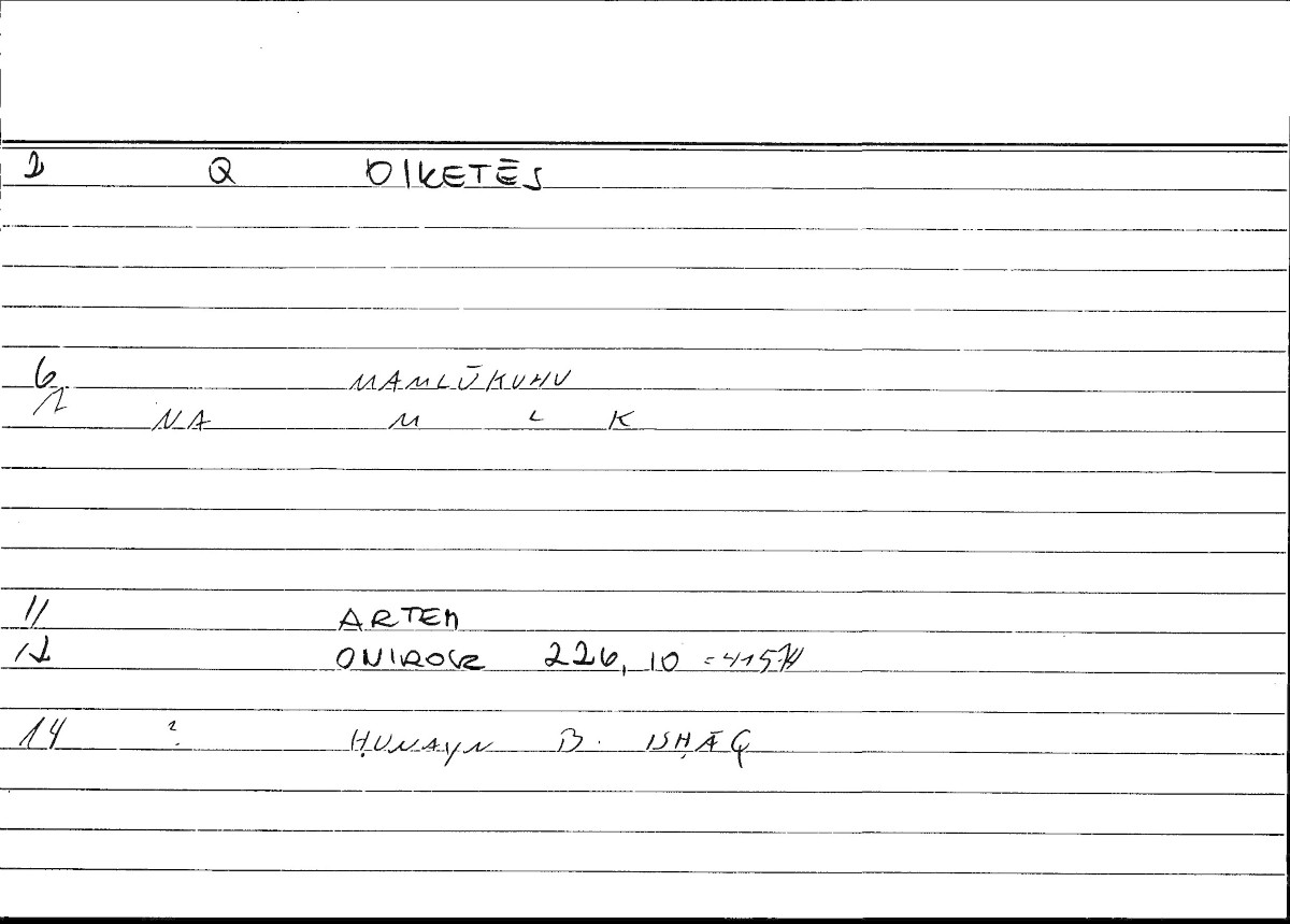 Filecard Artem.Onirocr.12197