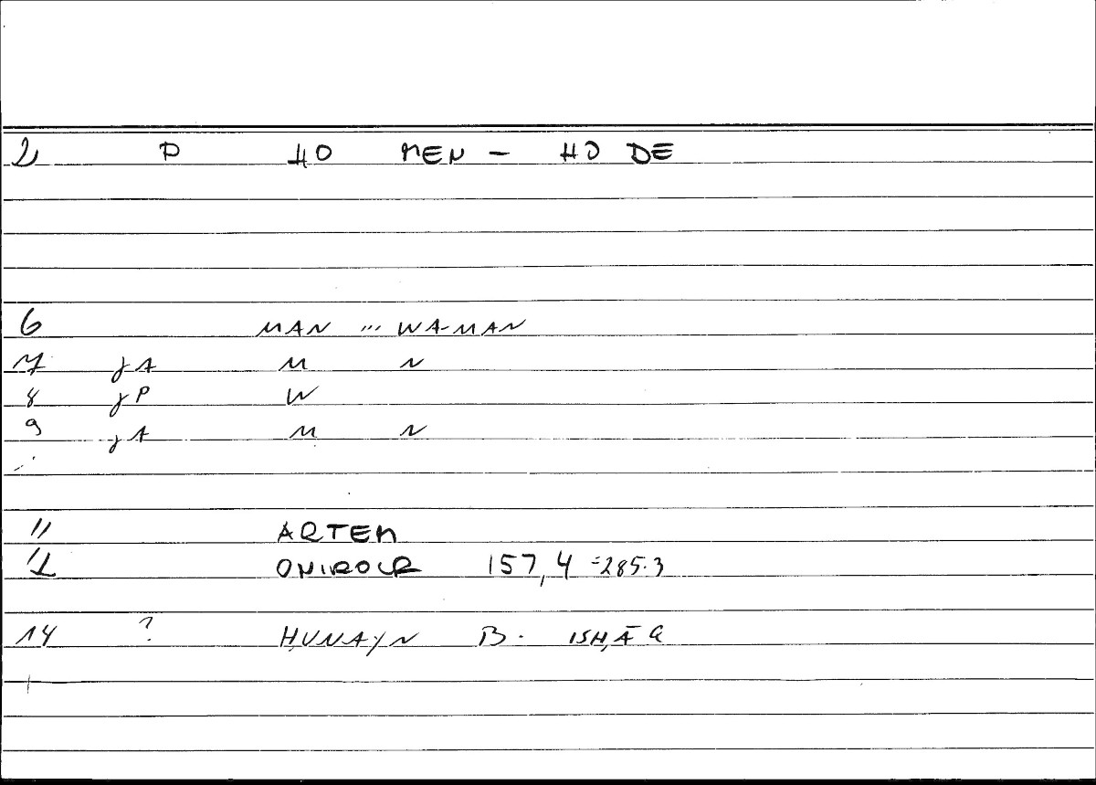 Filecard Artem.Onirocr.12241