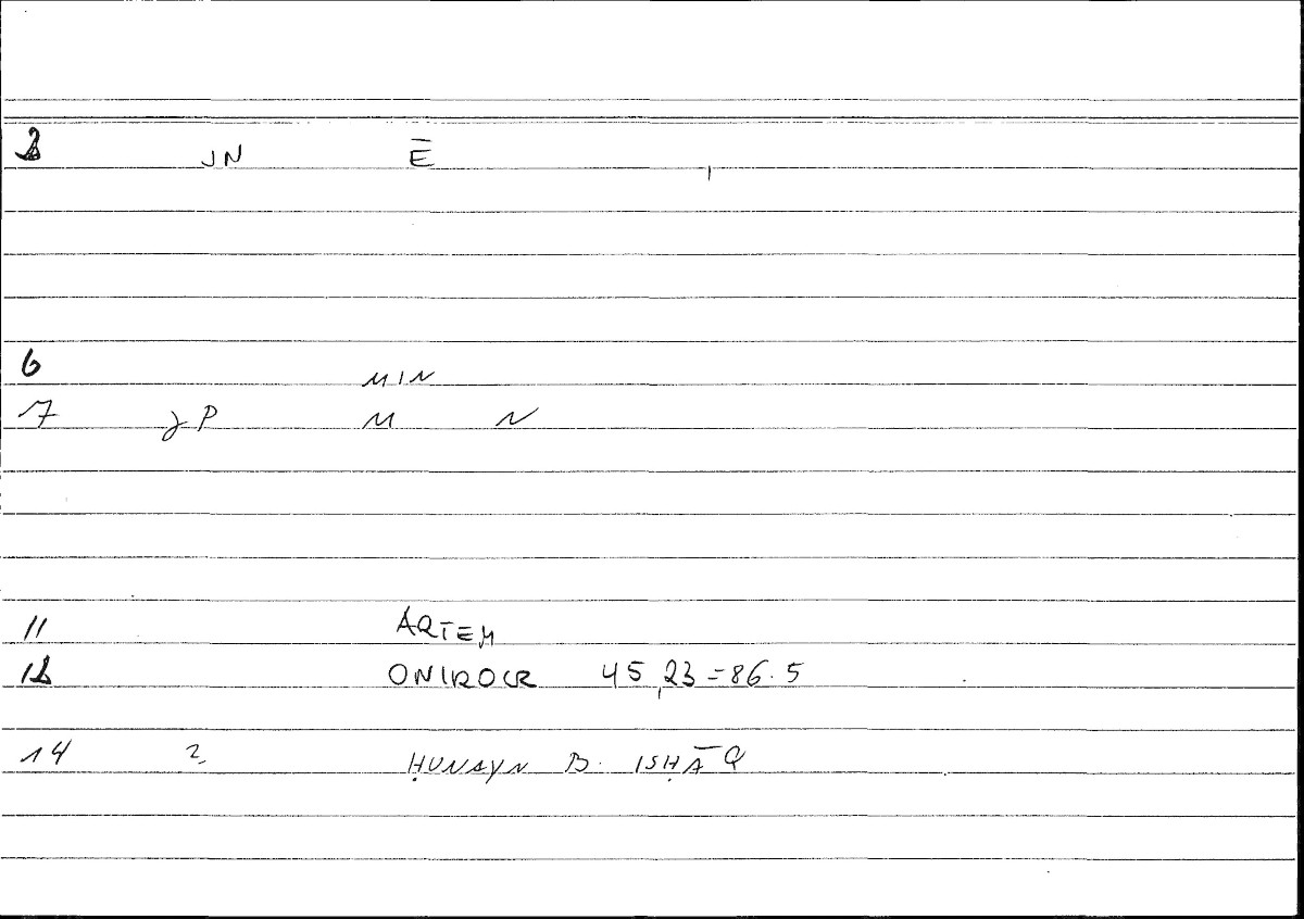 Filecard Artem.Onirocr.12260