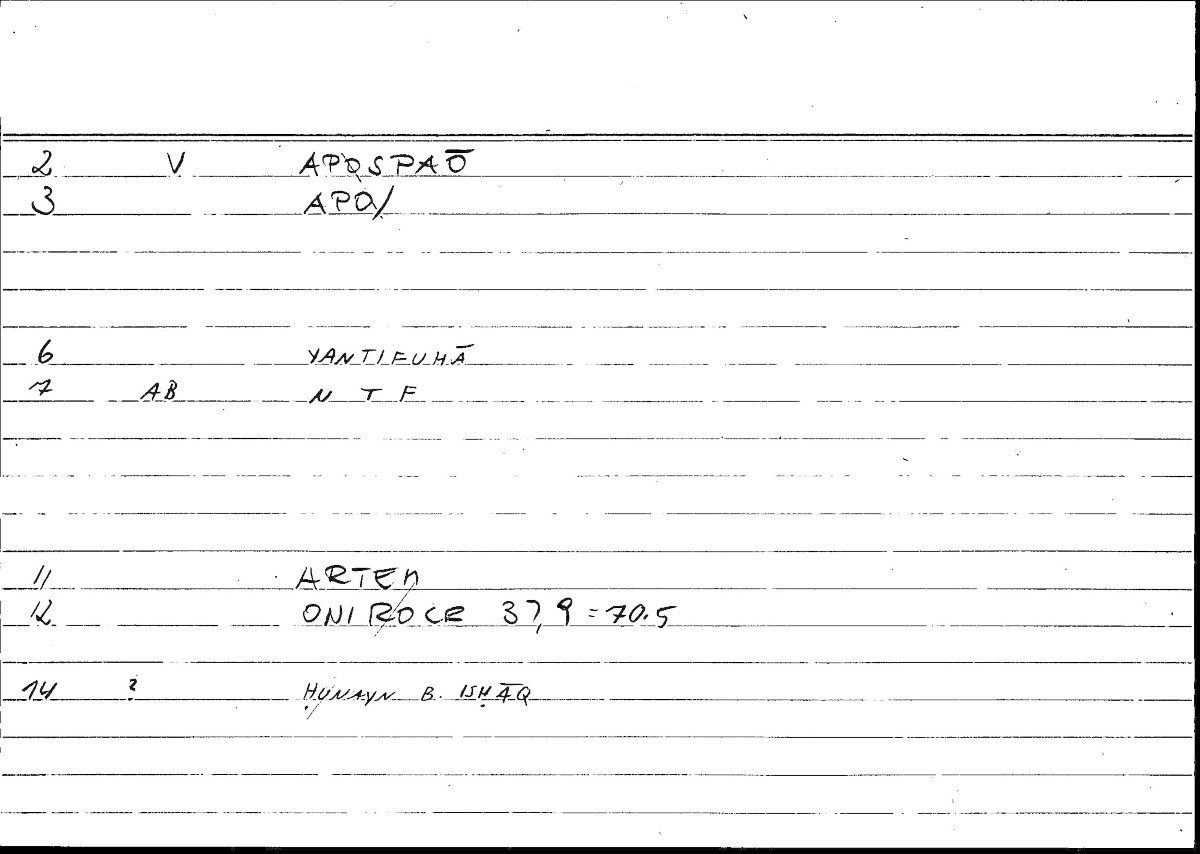 Filecard Artem.Onirocr.12487