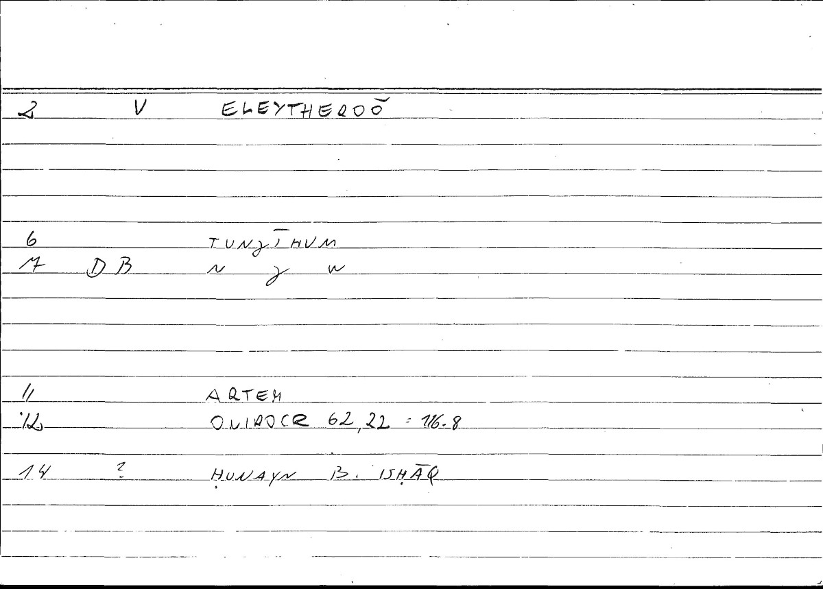 Filecard Artem.Onirocr.12494