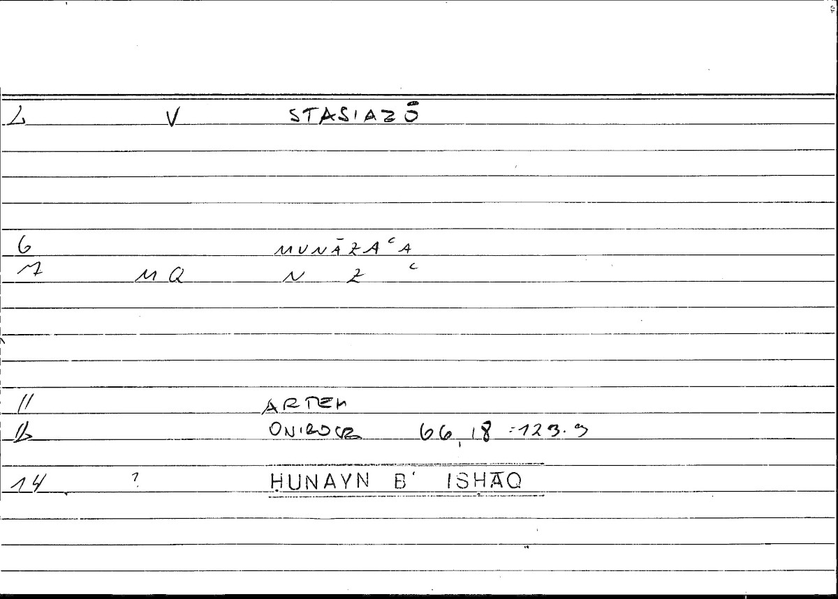 Filecard Artem.Onirocr.12542