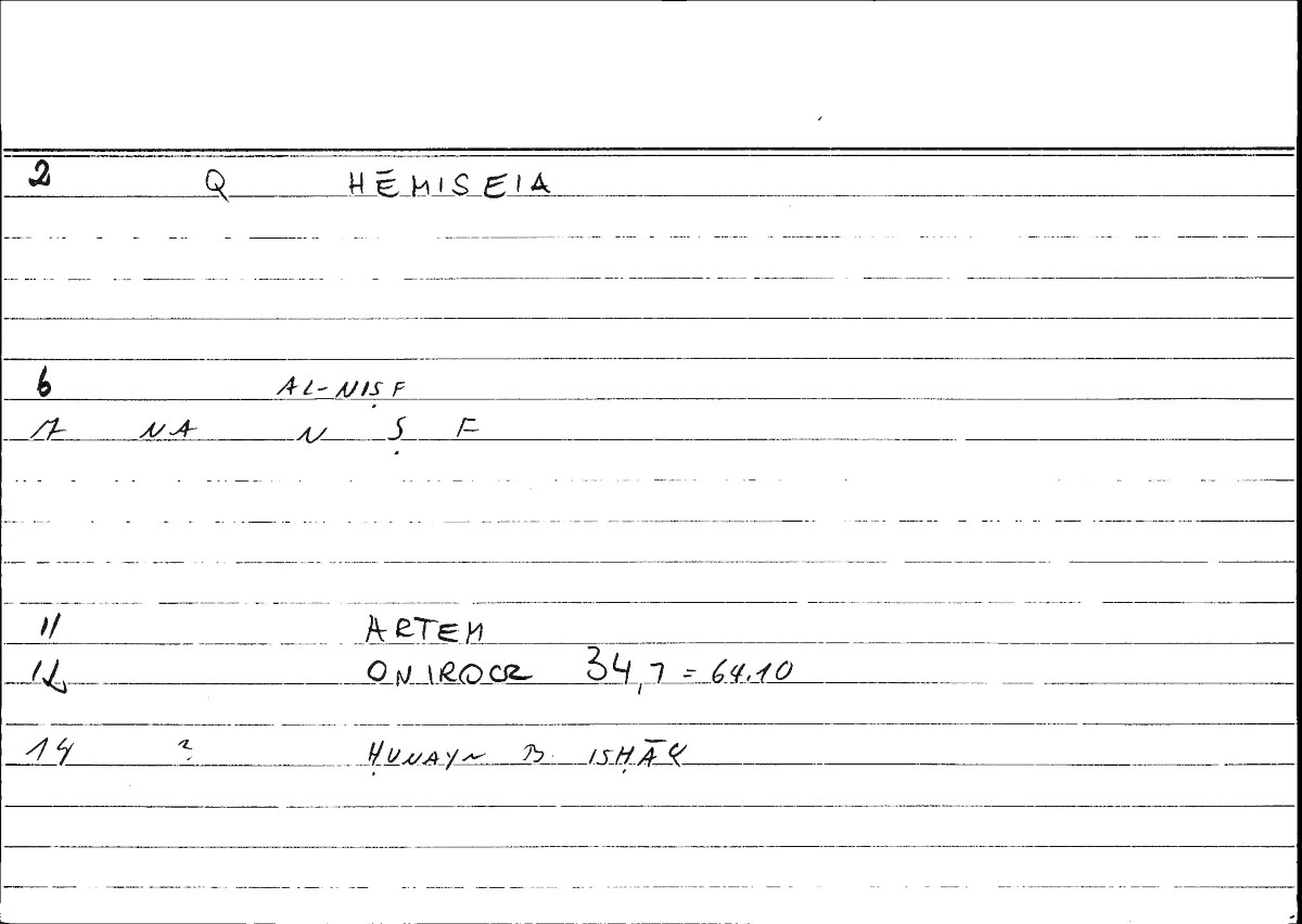 Filecard Artem.Onirocr.12616