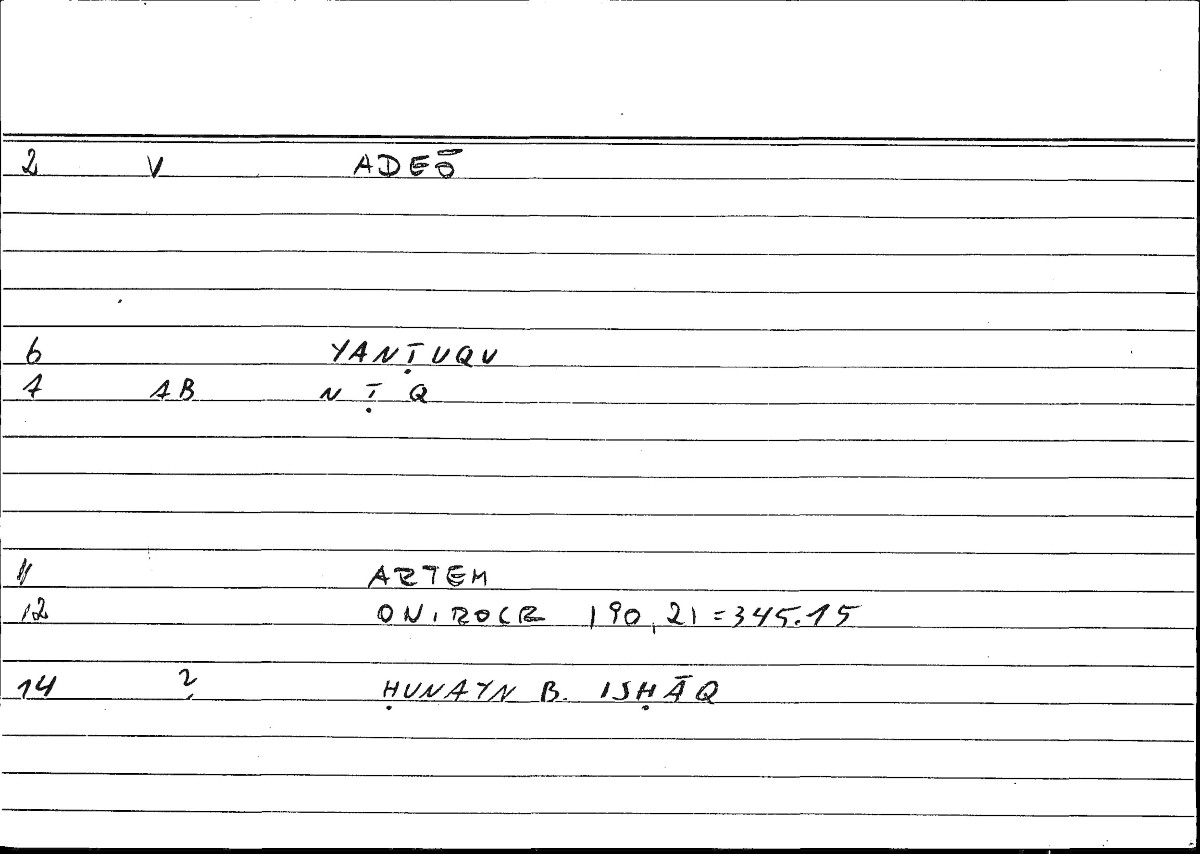 Filecard Artem.Onirocr.12624