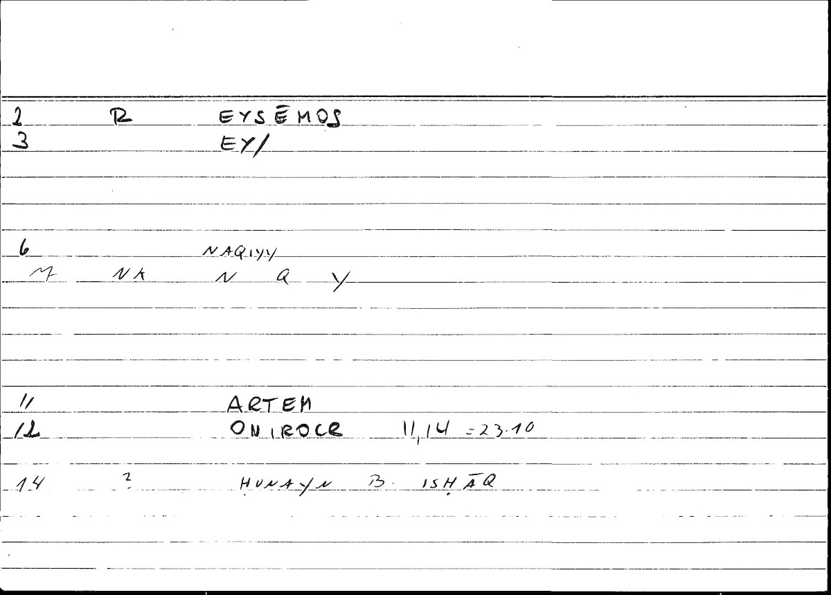 Filecard Artem.Onirocr.12803