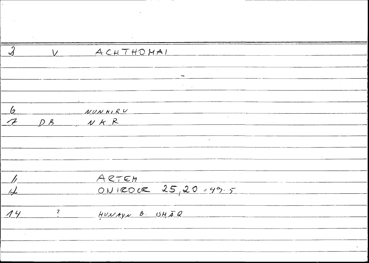 Filecard Artem.Onirocr.12805