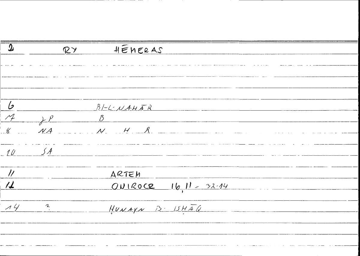 Filecard Artem.Onirocr.12819
