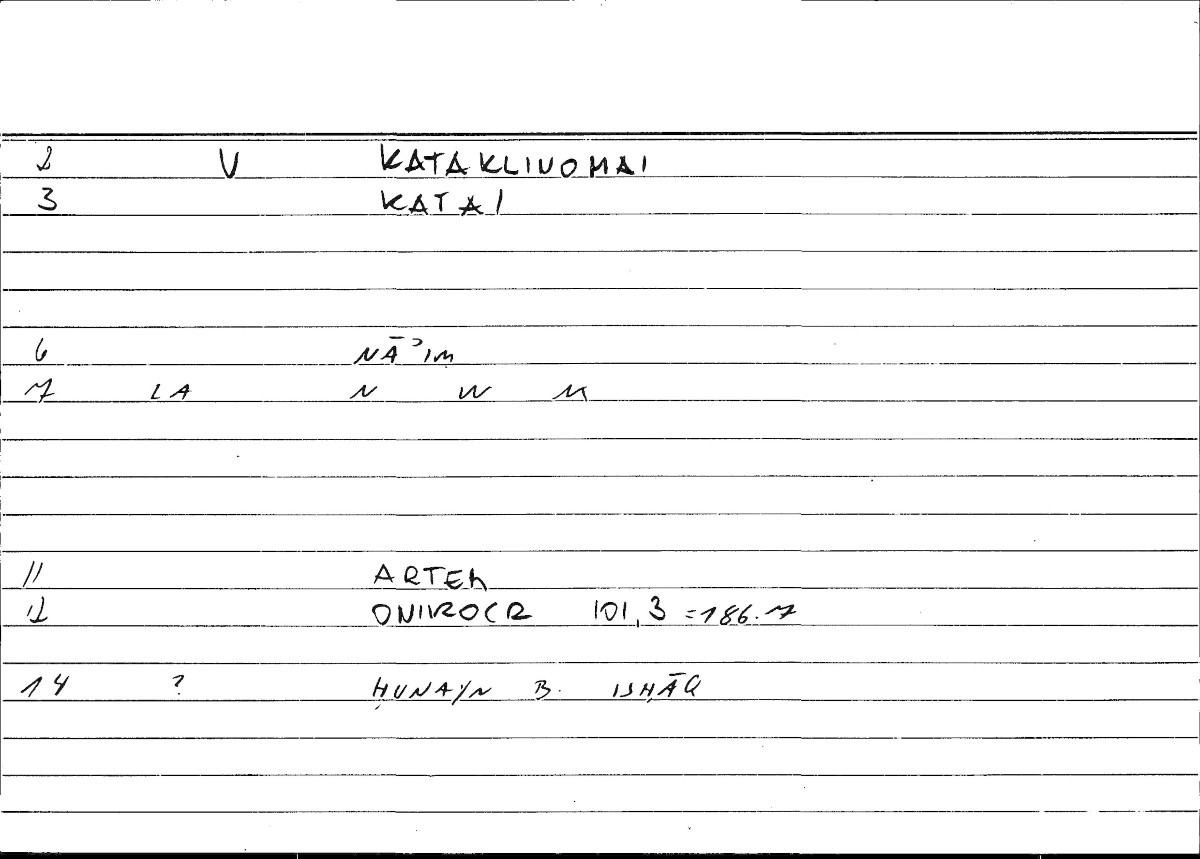 Filecard Artem.Onirocr.12897
