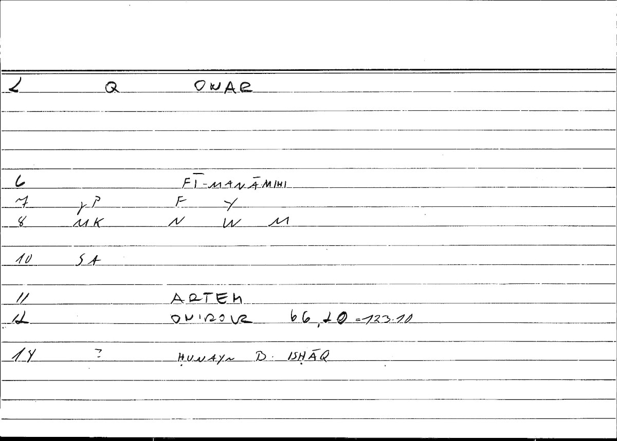 Filecard Artem.Onirocr.12902