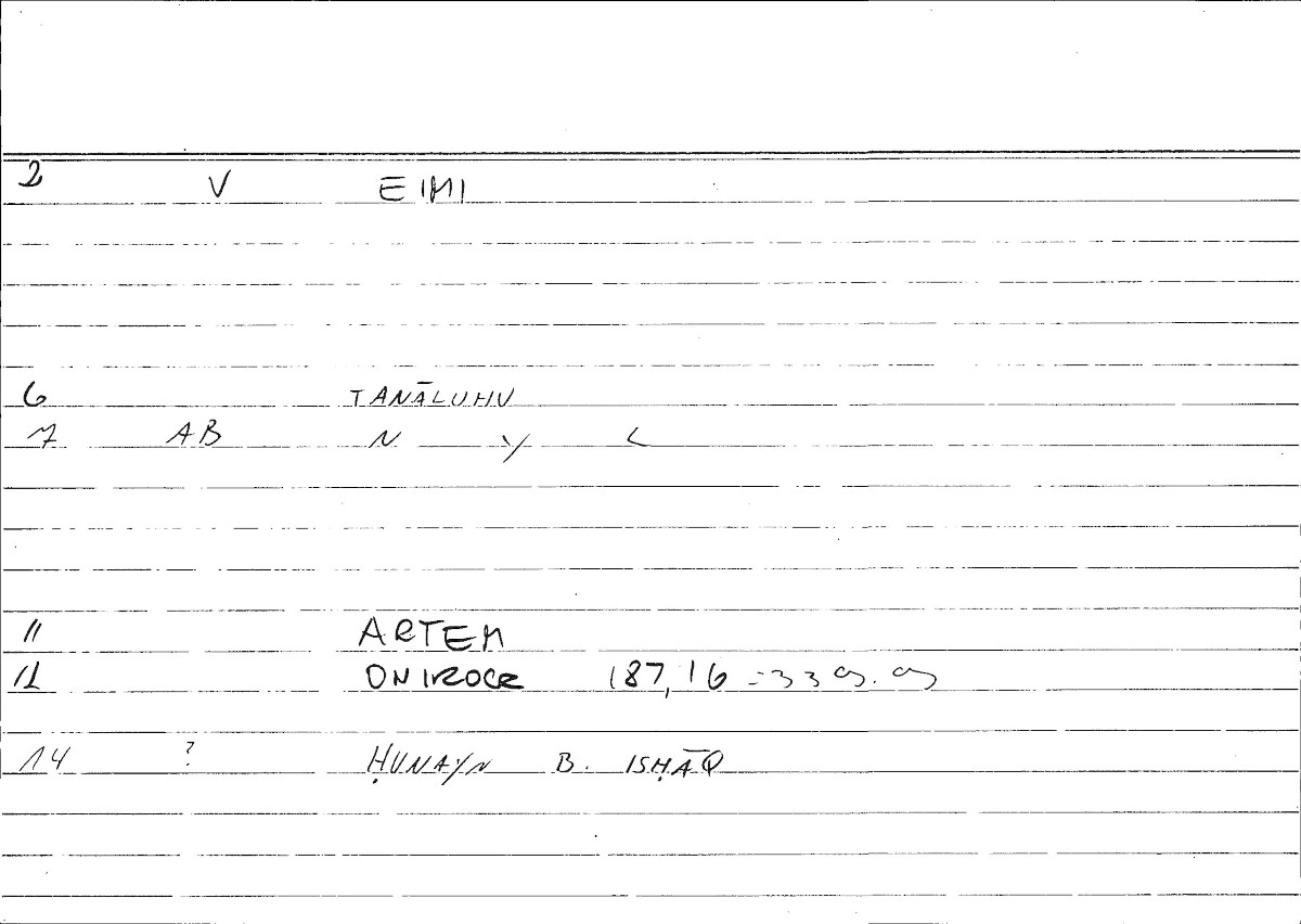 Filecard Artem.Onirocr.12926
