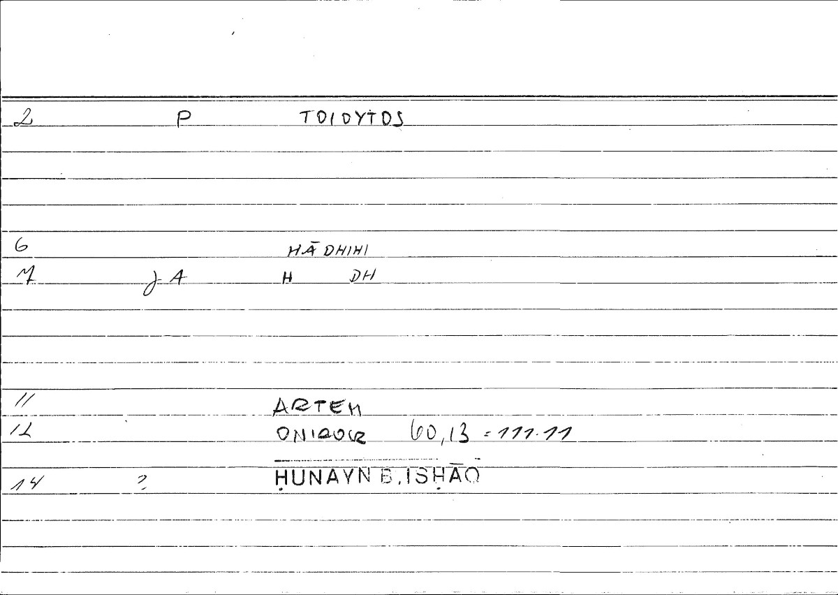 Filecard Artem.Onirocr.12974