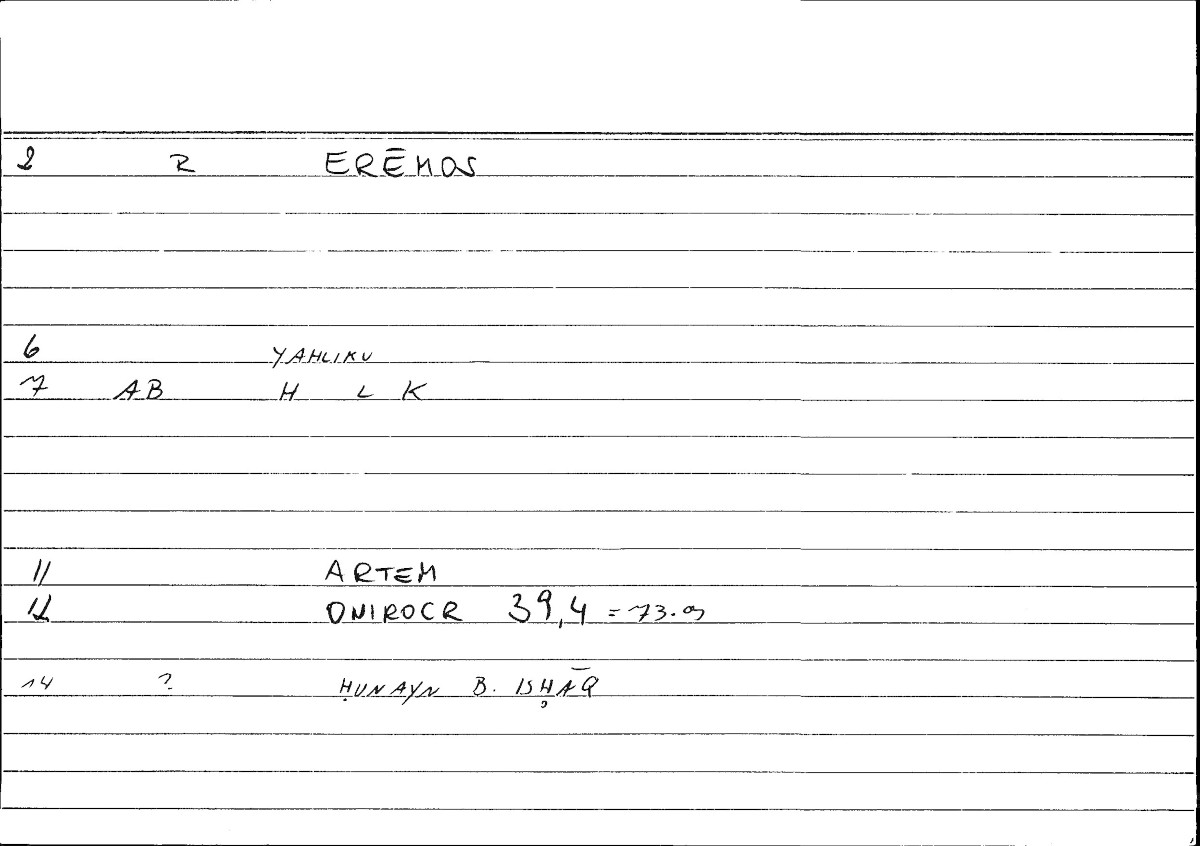 Filecard Artem.Onirocr.13029