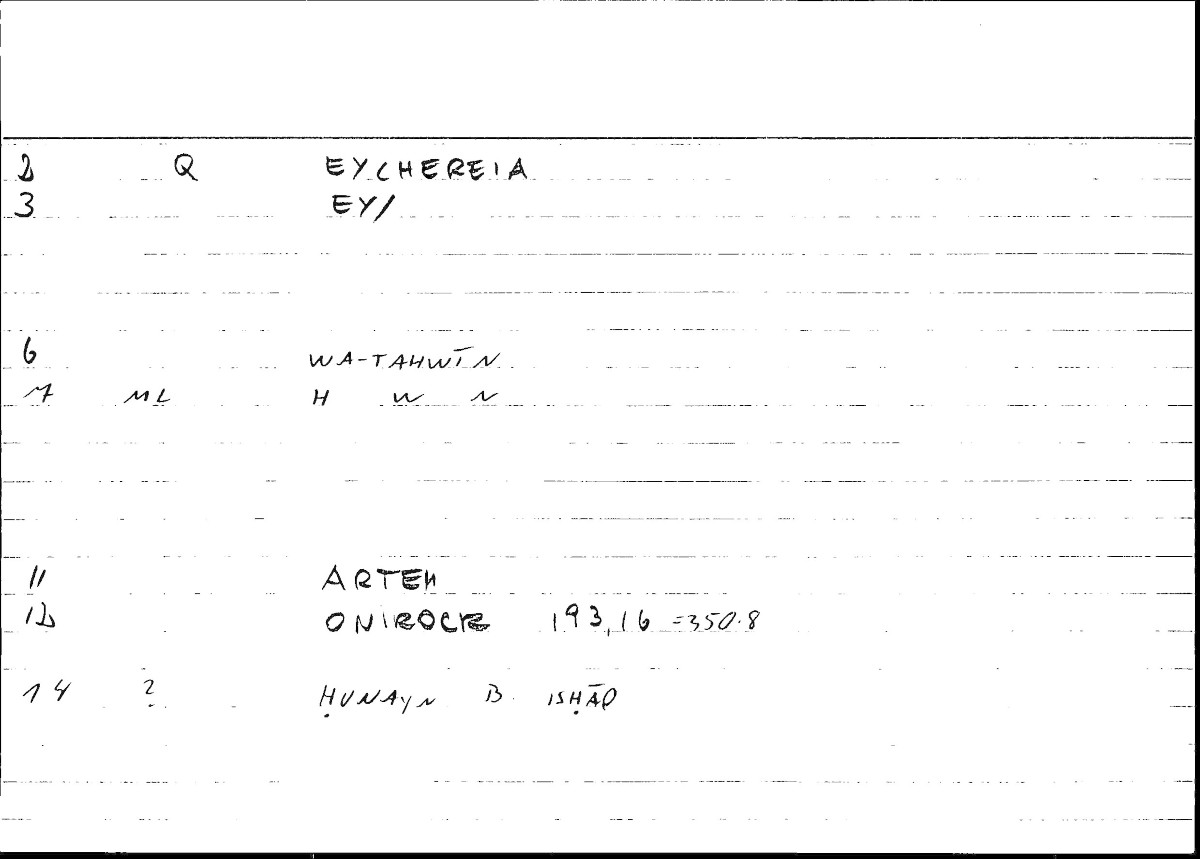 Filecard Artem.Onirocr.13061