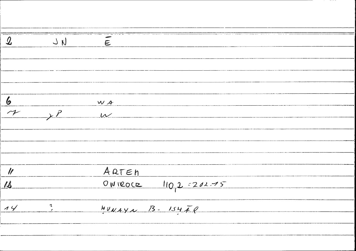 Filecard Artem.Onirocr.13166