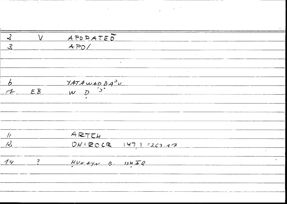 Filecard Artem.Onirocr.13355