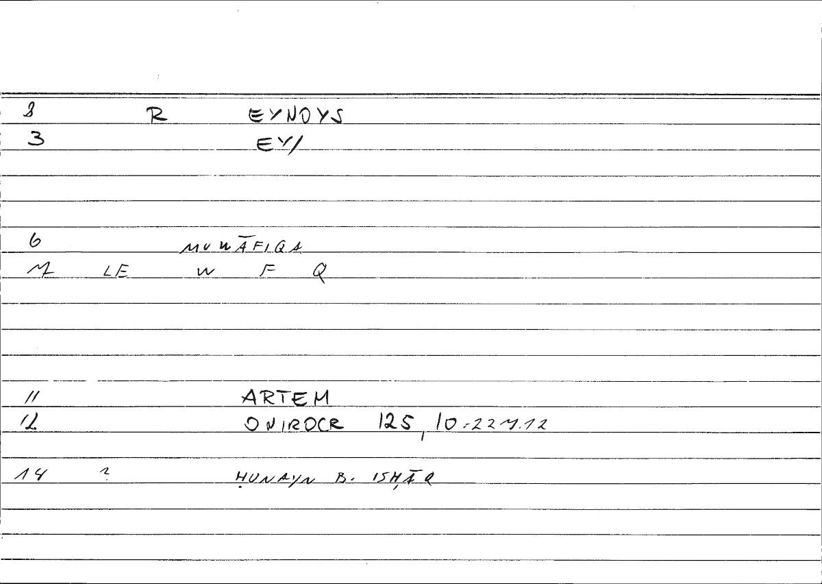 Filecard Artem.Onirocr.13418